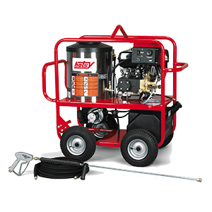 hotsy oil heated gas powered direct drive
