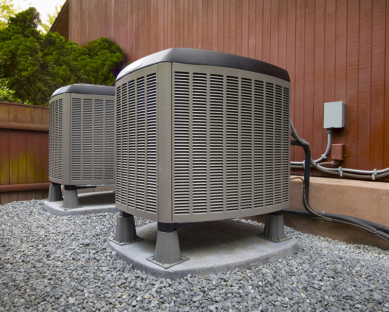 image of exterior heating and cooling units