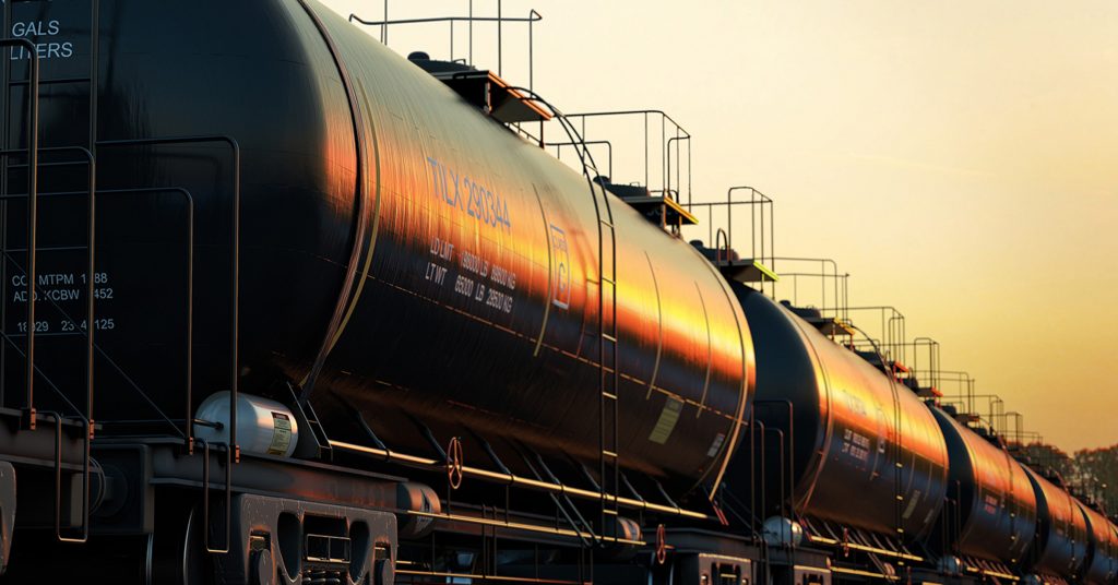Bulk fuel is often carried by rail car to a terminal, where a transloading specialist like Carson will collect it then transport it to your site.