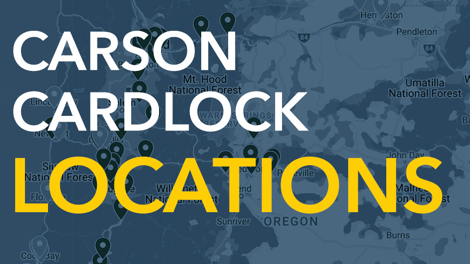 Find a full list of Carson Cardlock Locations